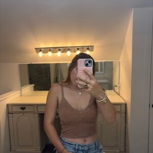 American Eagle Tan Tank Top